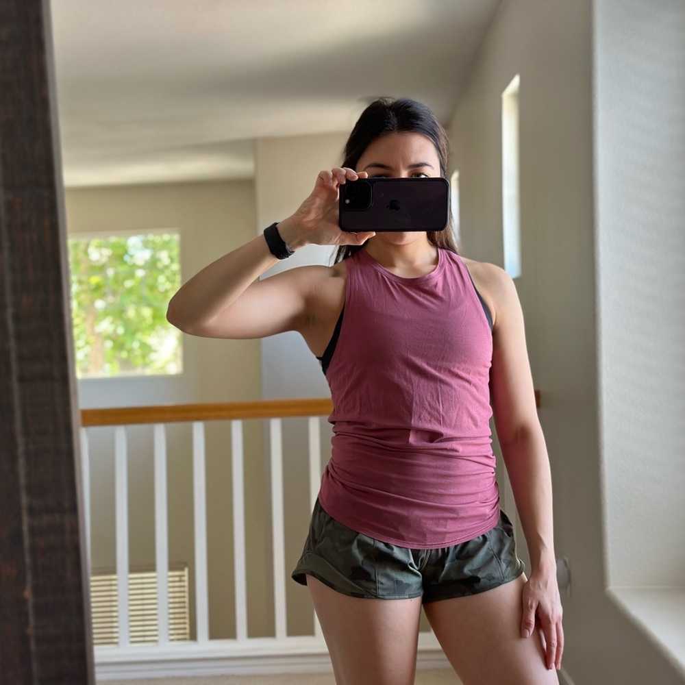 Lululemon Tie Back Tank Mauve Size 4